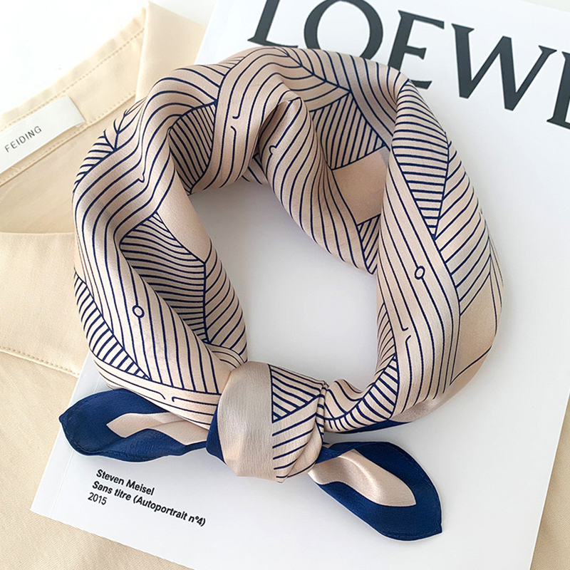 Silk Tie Striped - 1pcs 70cm Striped Geometric Pattern Silk