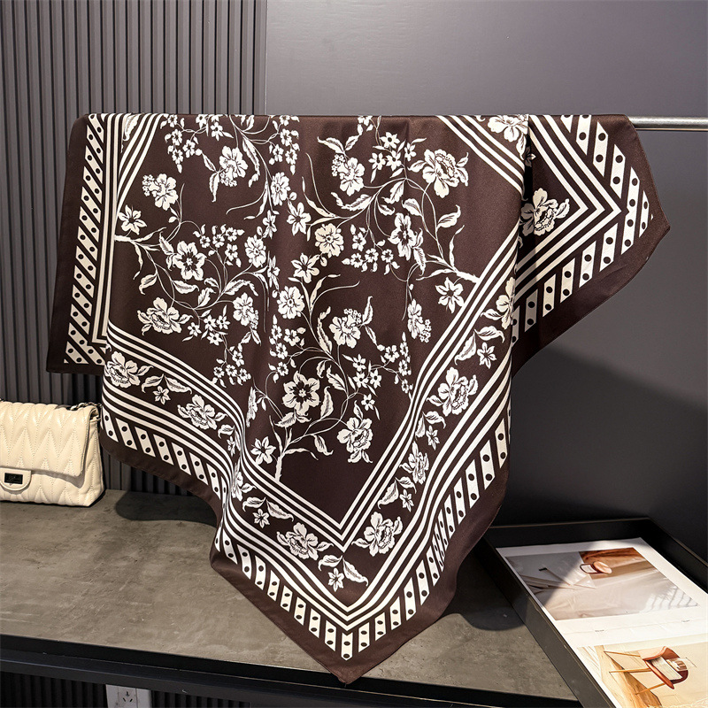 1pcs 90*90cm Floral Printed La - Bandana Cotton 评论和价格