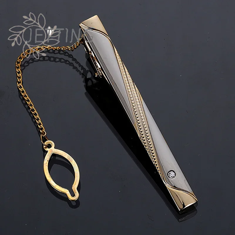 Hot Metal Simple Necktie Buckl - Tie Clip Silver 评论和价格