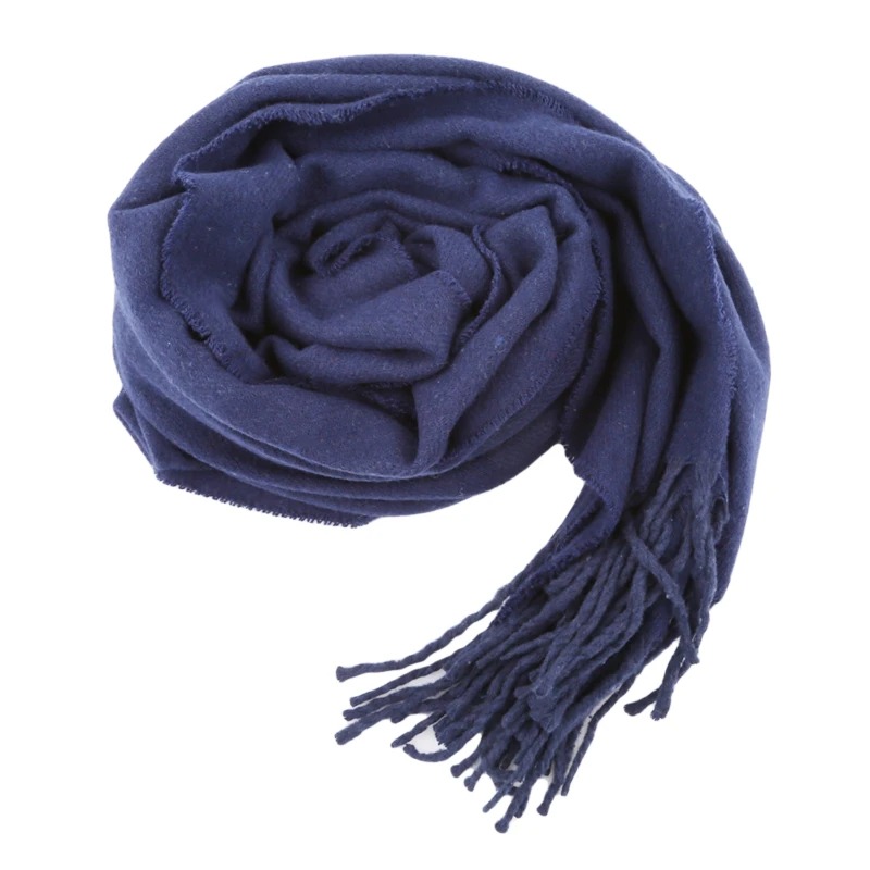 2025 Wool Scarves Winter Soft  - Muffler Men Wool 评论和价格
