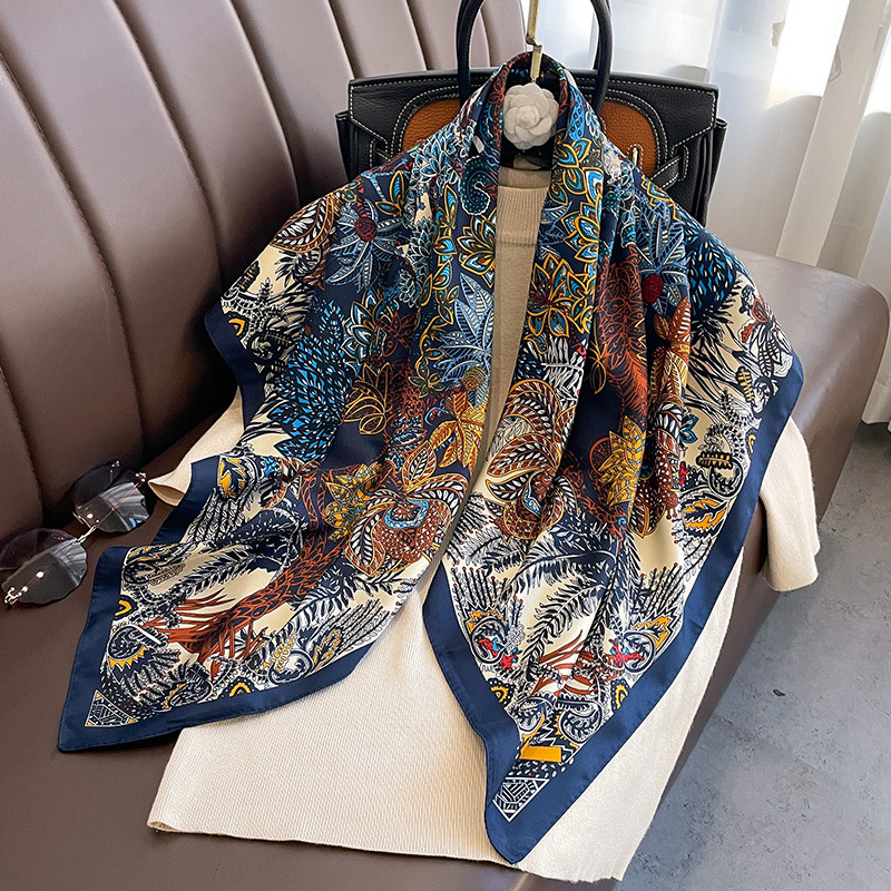 90*90cm Square Scarf Twill Cot - Bandana Cotton 评论和价格