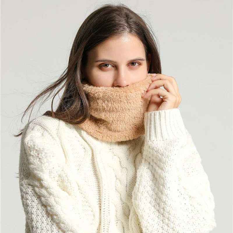 New Cashmere Warm Neckerchief  - Muffler Men Wool 评论和价格