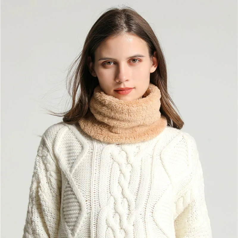 New Cashmere Warm Neckerchief  - Muffler Men Wool 评论和价格