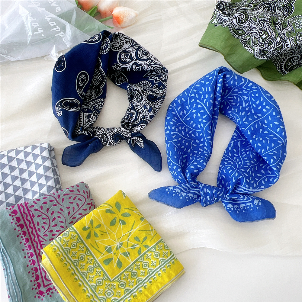Luxury Floral Print Cotton Lin - Bandana Cotton 评论和价格