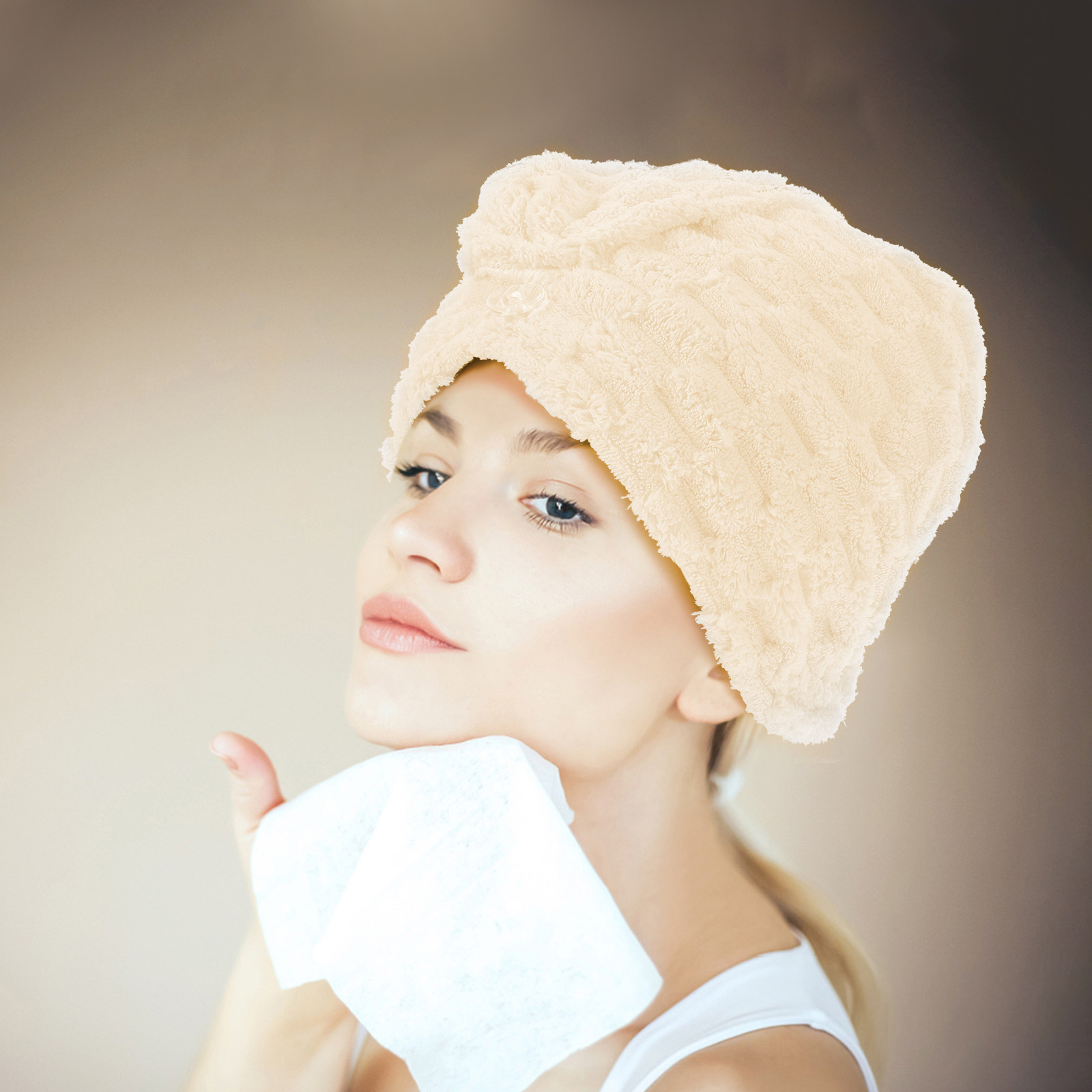 Extra Thick Hair Towel Wrap fo - Head Wrap Turban 评论和价格