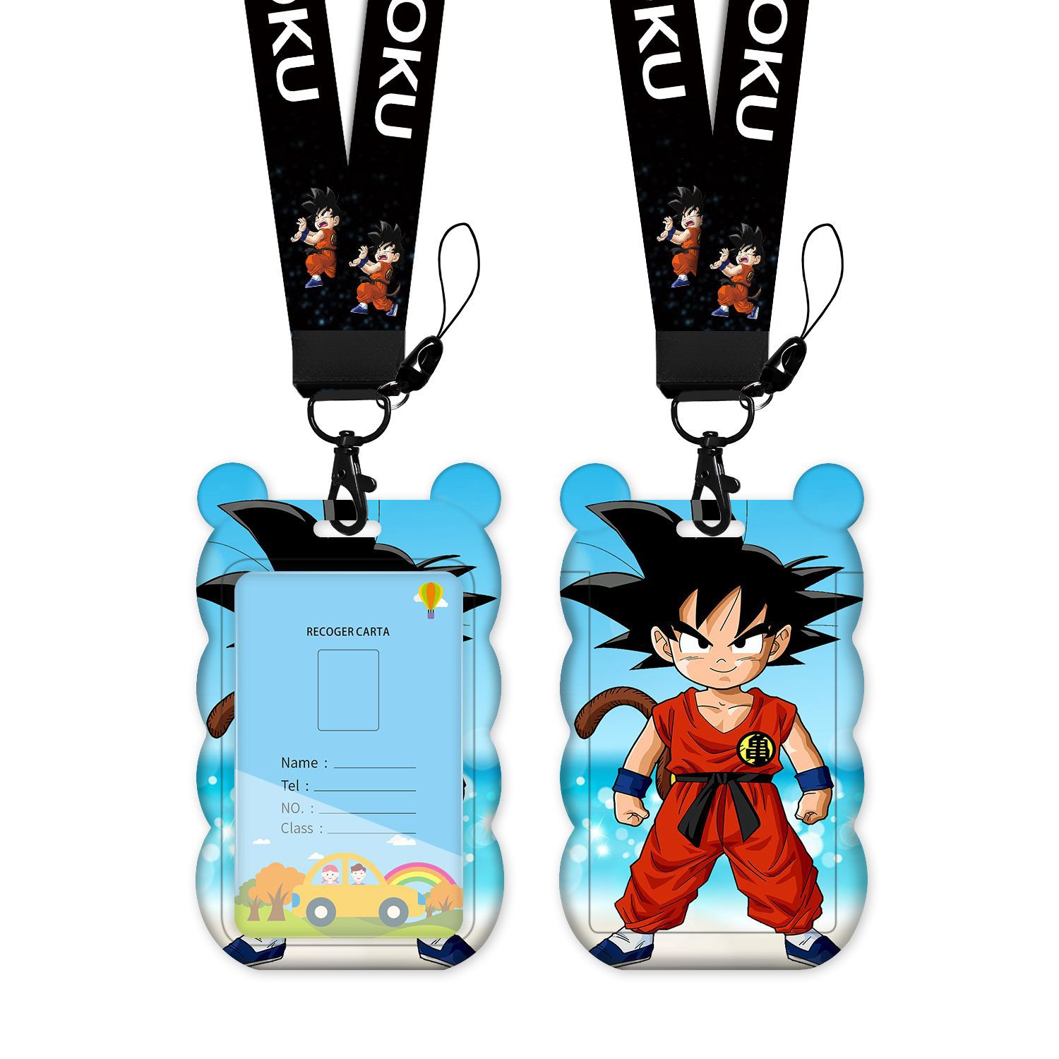 Naruto Cartoon Wave Shape Card - Lanyard Badge Holder 评论和价格