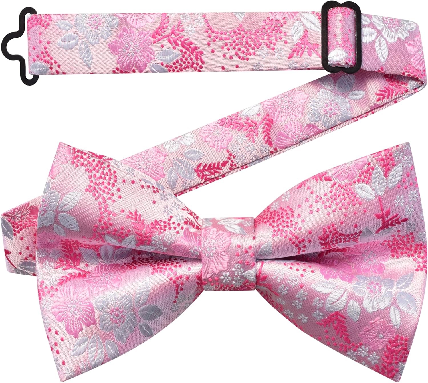 Floral Bow Tie & Handkerchief  - Pocket Square Set 评论和价格