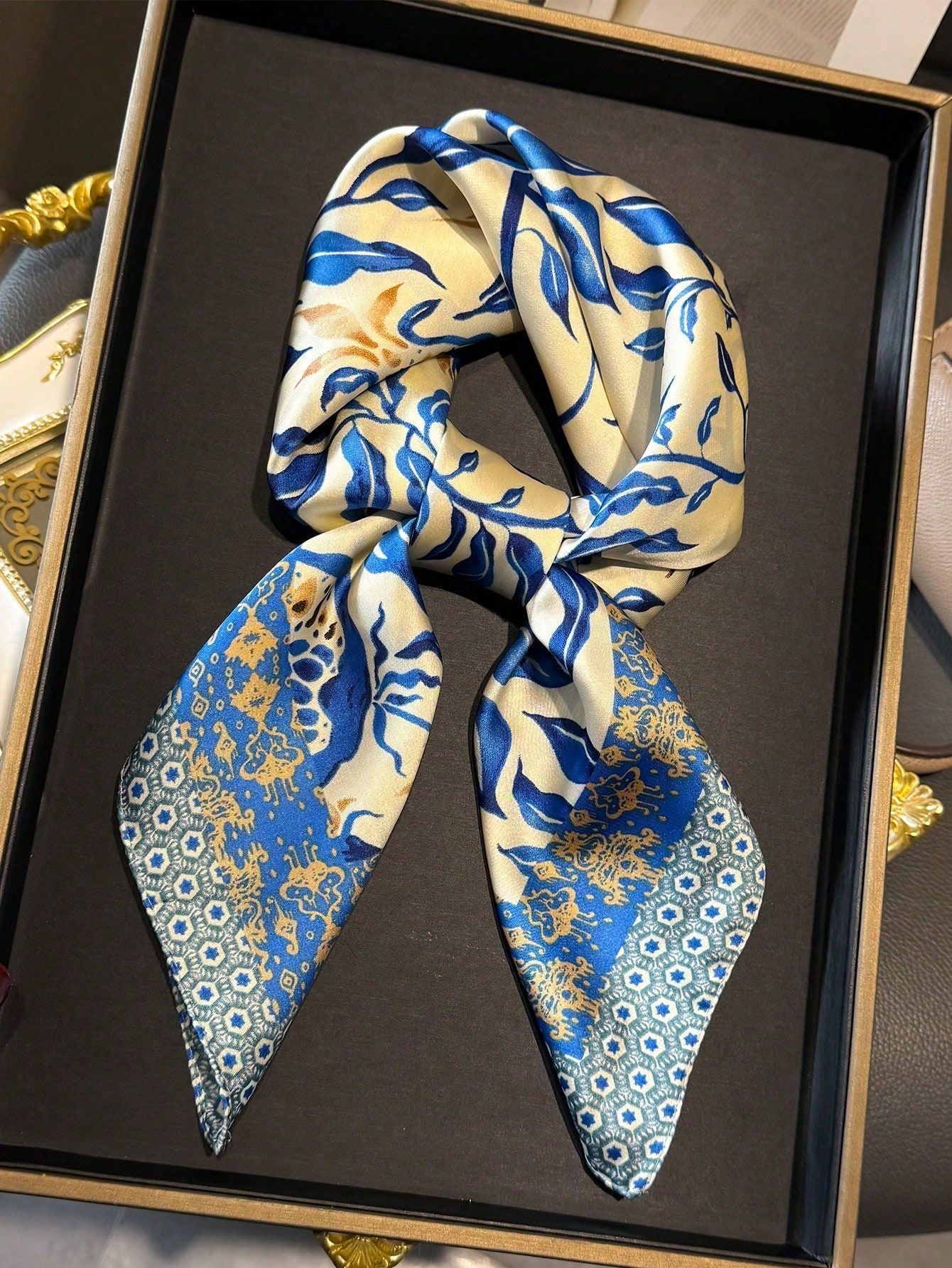 Luxury Brand Bohemia Print Squ - Head Wrap Turban 评论和价格