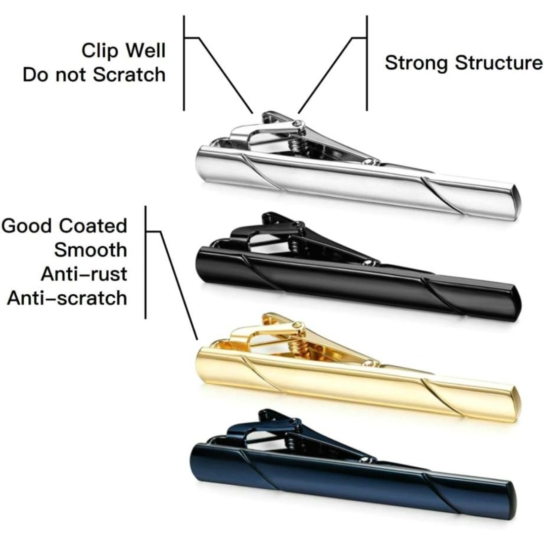 Father's Day gift Men's Tie Cl - Tie Bar Set Gift 评论和价格