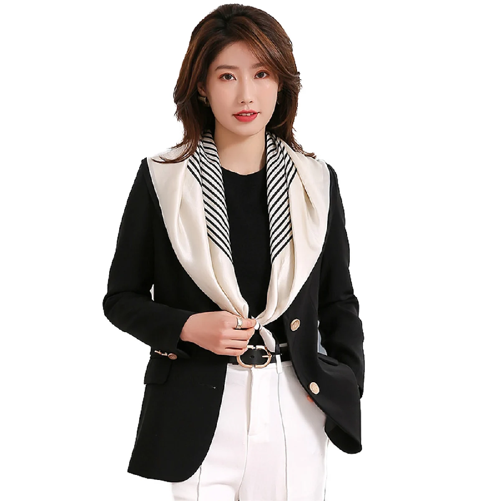Vintage 100% Silk Scarf Women  - Silk Tie Striped 评论和价格