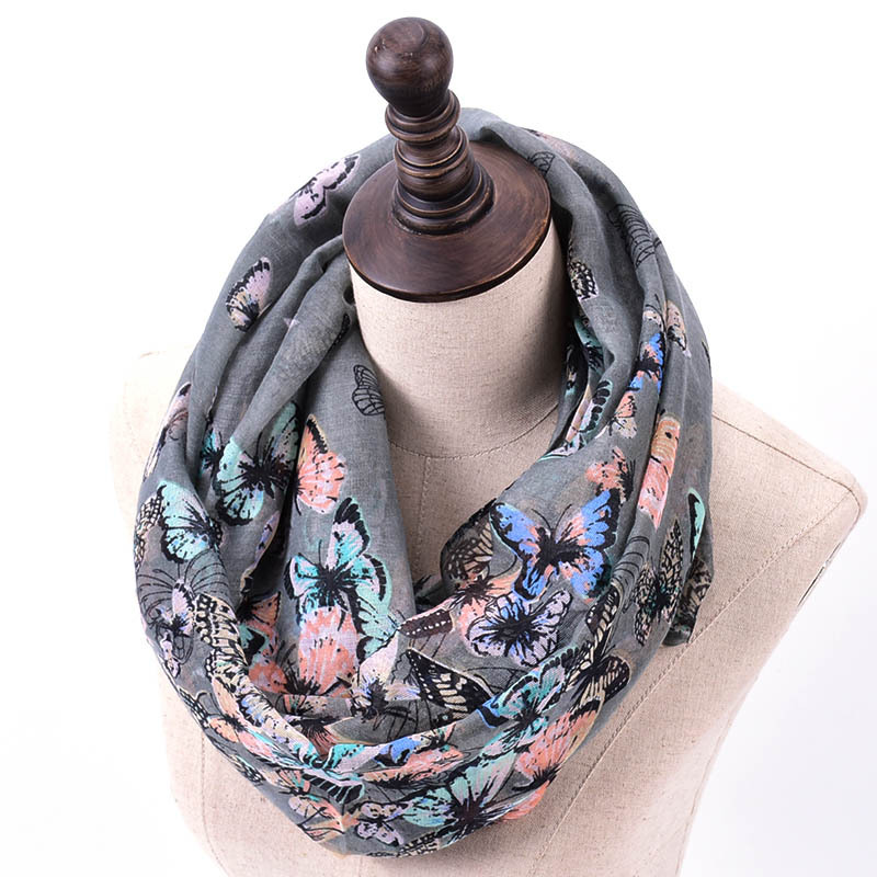 2022 New Fashion Butterfly Pri - Infinity Scarf Knit 评论和价格