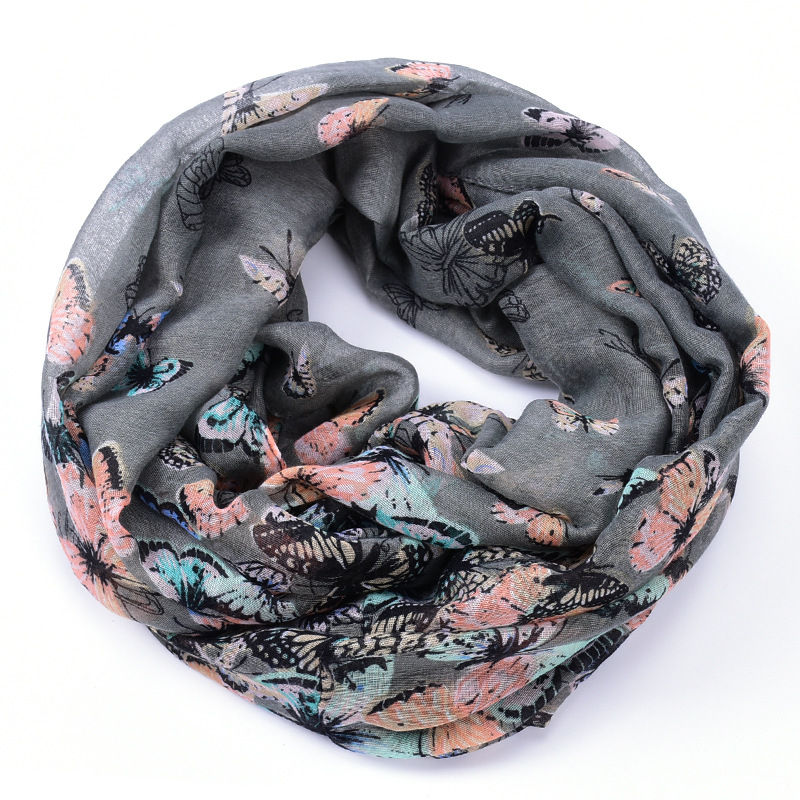 2022 New Fashion Butterfly Pri - Infinity Scarf Knit 评论和价格