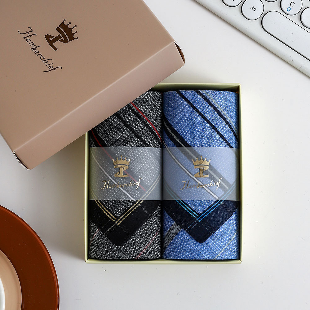 43cm Men Vintage Cotton Handke - Handkerchief Cotton Men 评论和价格