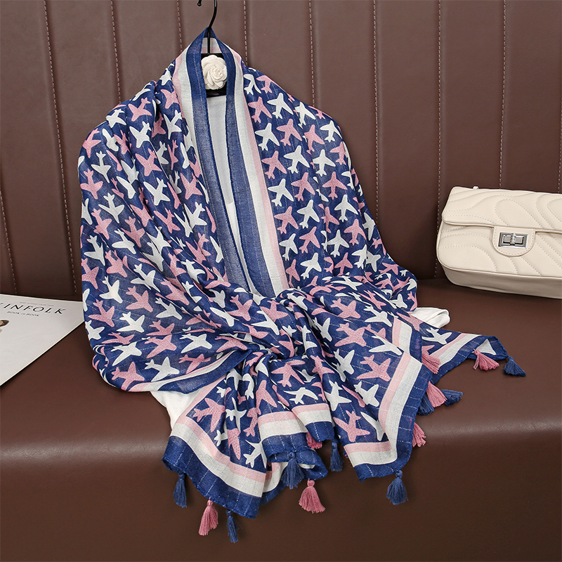 Luxury Brand Scarf Cotton Shaw - Pashmina Wrap Large 评论和价格