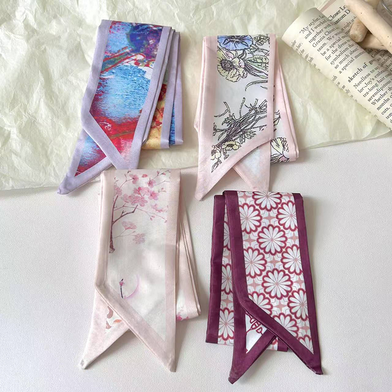Fashion Women Silk Satin Skinn - Silk Neck Scarf 评论和价格