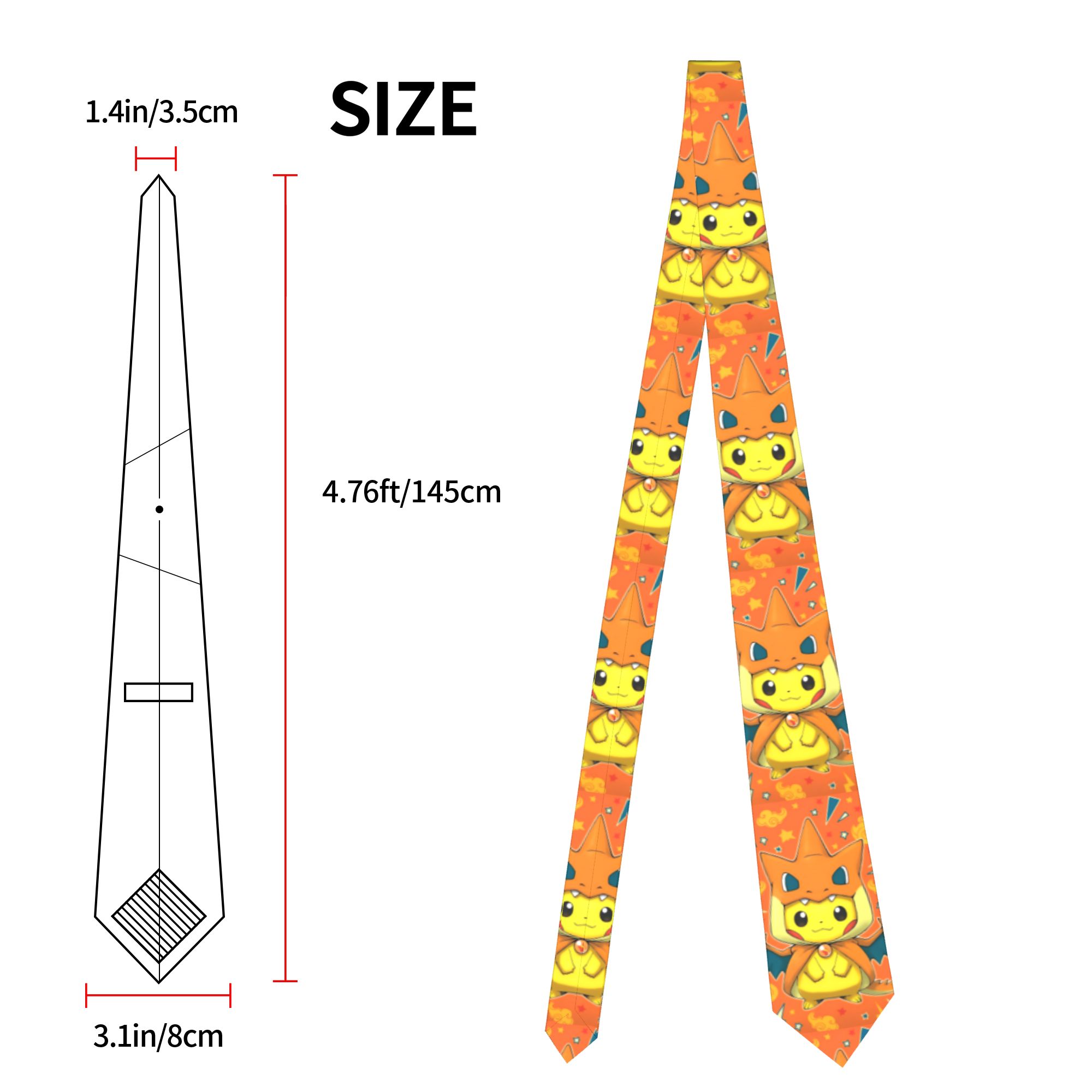 Cute Cartoon Manga Pokemoned N - Skinny Tie Men 评论和价格