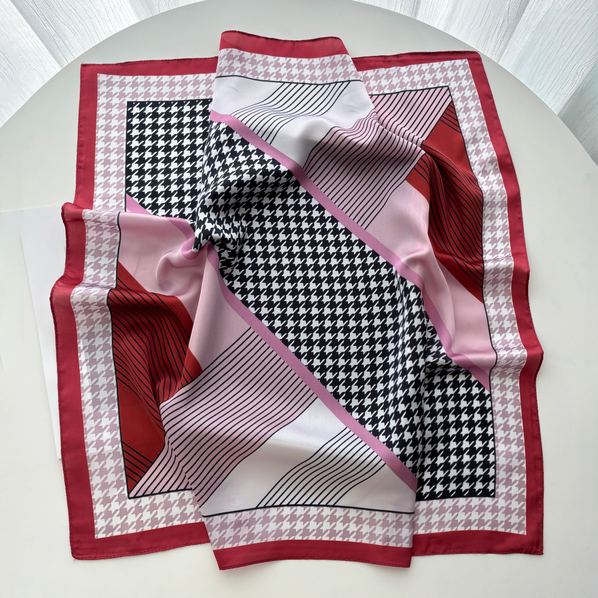 New Printed Square Scarf For W - Face Scarf Mask 评论和价格