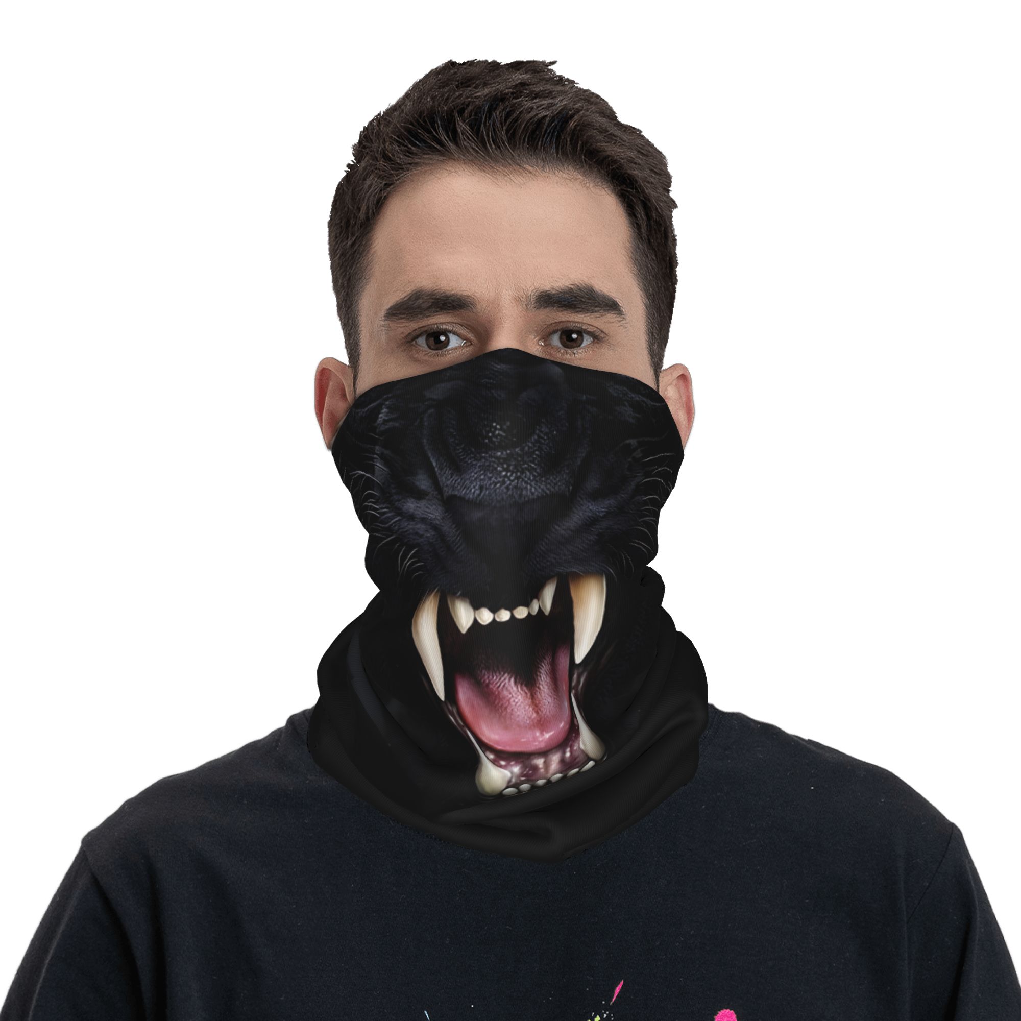 Custom Black Panther Animal He - Neck Warmer Tube 评论和价格