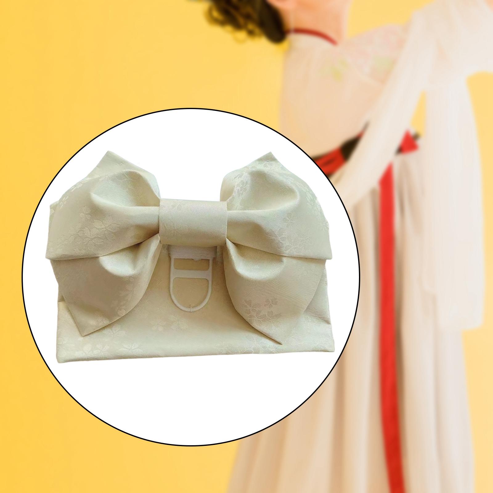 Retro Style Japanese Sash Belt - Bow Tie Pre Tied 评论和价格