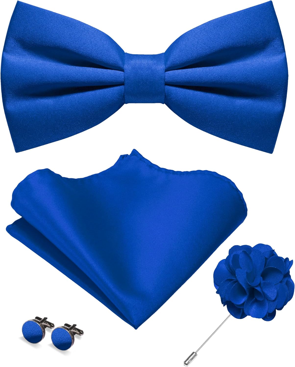 Pre-tied Bow Tie and Pocket Sq - Bow Tie Pre Tied 评论和价格