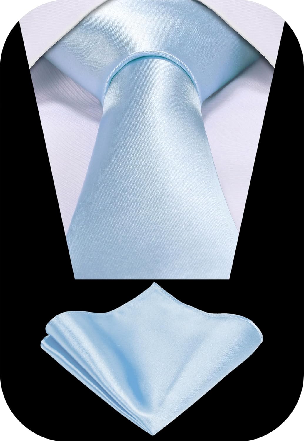 5-Piece Tie Set in White or Bl - Pocket Square Set 评论和价格