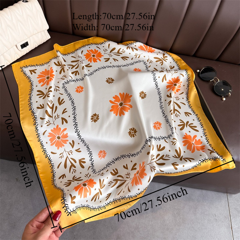 1Pc new printed fashion silk s - Silk Neck Scarf 评论和价格