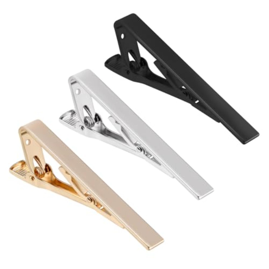 3 Pack Tie Clips for Men Tie B - Tie Bar Set Gift 评论和价格