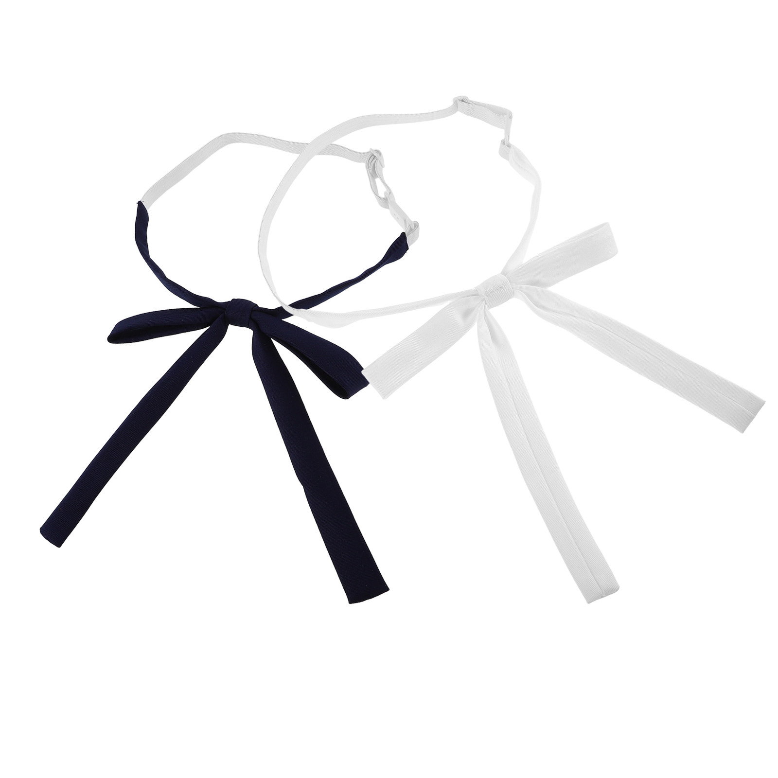 2Pcs Japanese Style Narrow Bow - Bow Tie Pre Tied 评论和价格