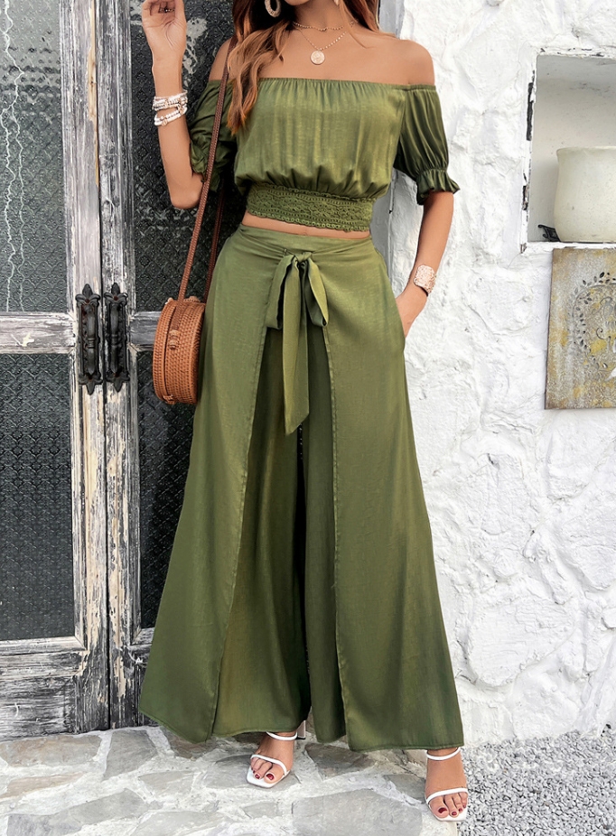 Two Piece Set Women Outfit Sum - Pocket Square Set 评论和价格