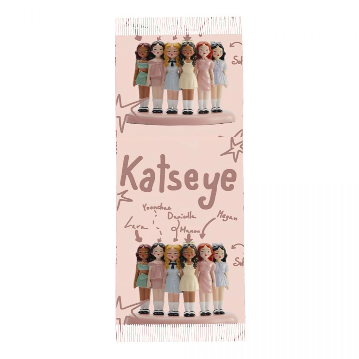 Katseye Kpop Idol Shawl Wrap W - Pashmina Wrap Large 评论和价格