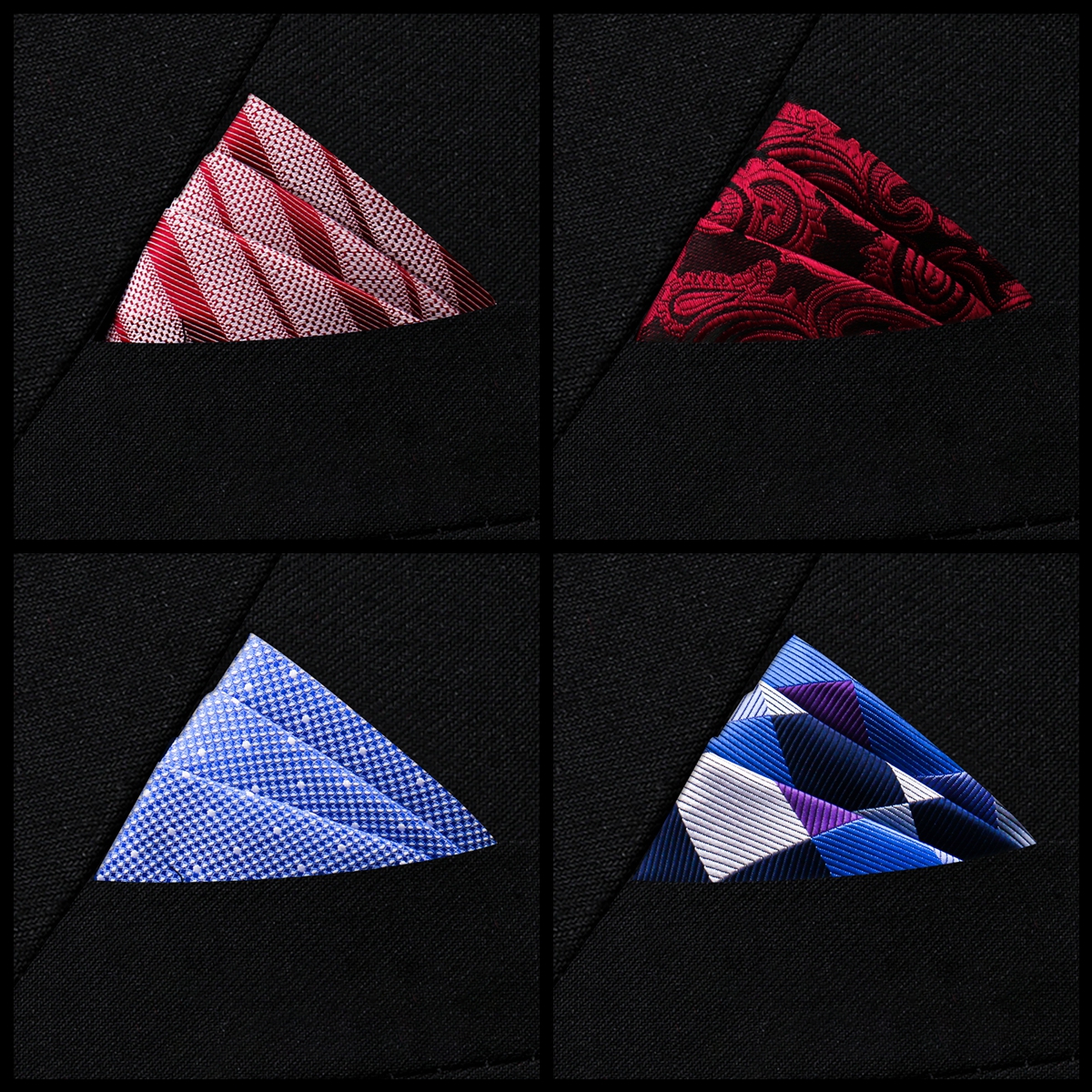 Pocket Square Silk High Grade  - Pocket Square Set 评论和价格