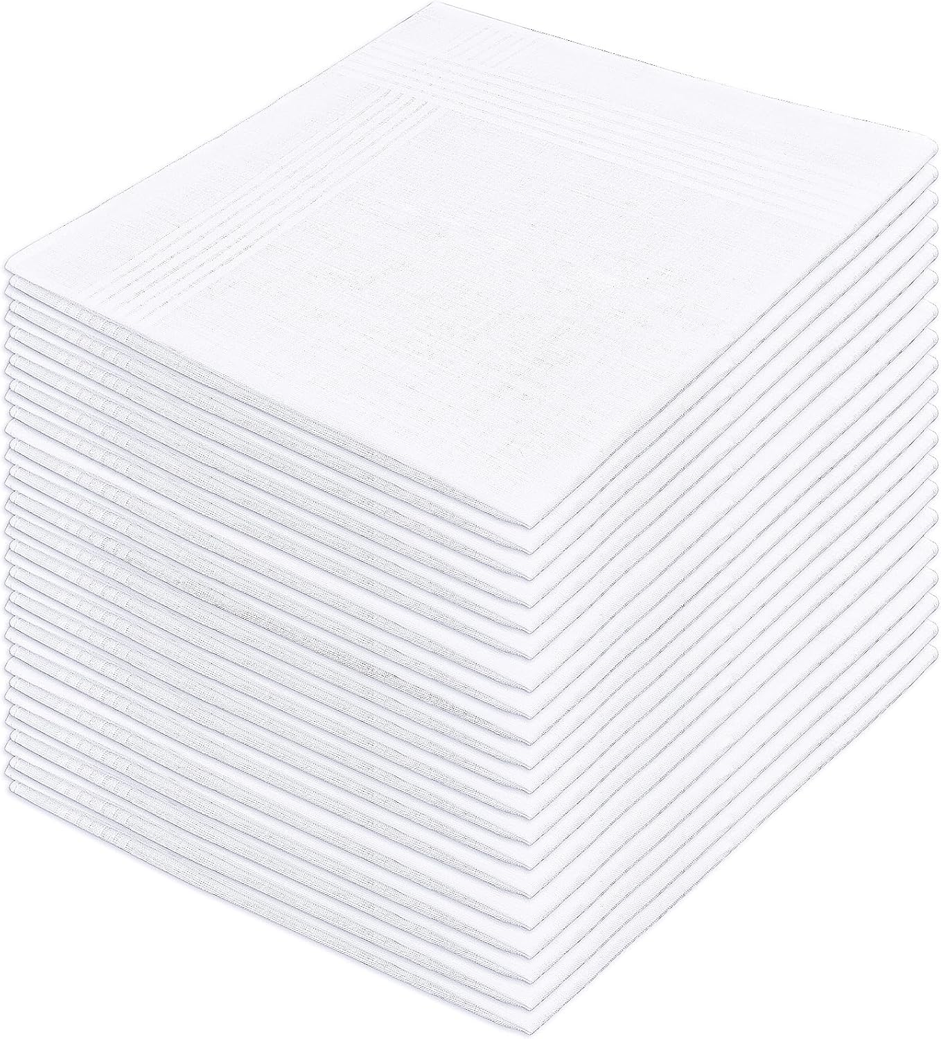 20 Pcs Cotton Handkerchiefs fo - Handkerchief Cotton Men 评论和价格