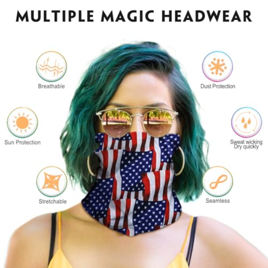 Venswell Neck Gaiter Face Mask - Face Scarf Mask 评论和价格