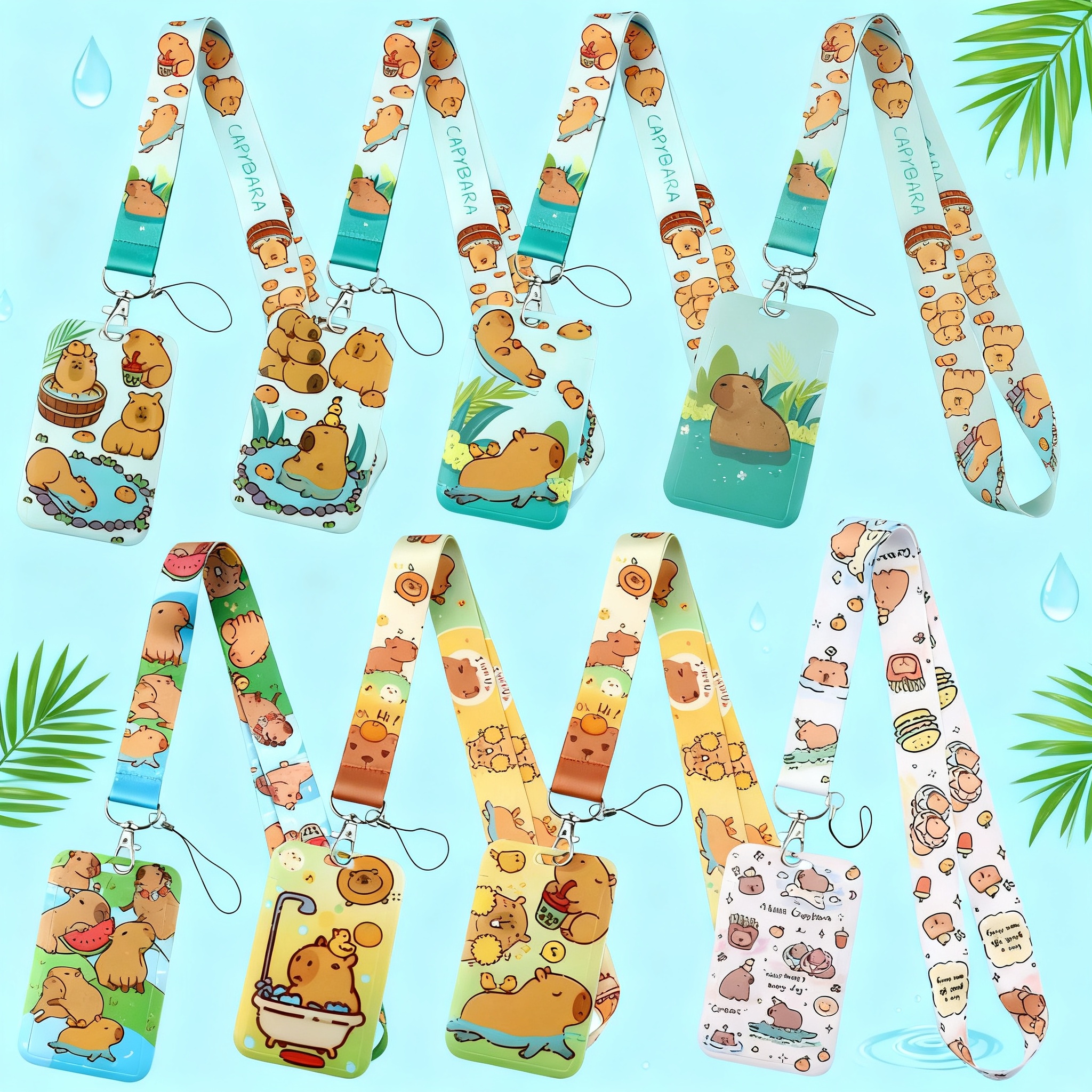 Cute Capybara Lanyards for Key - Lanyard Badge Holder 评论和价格