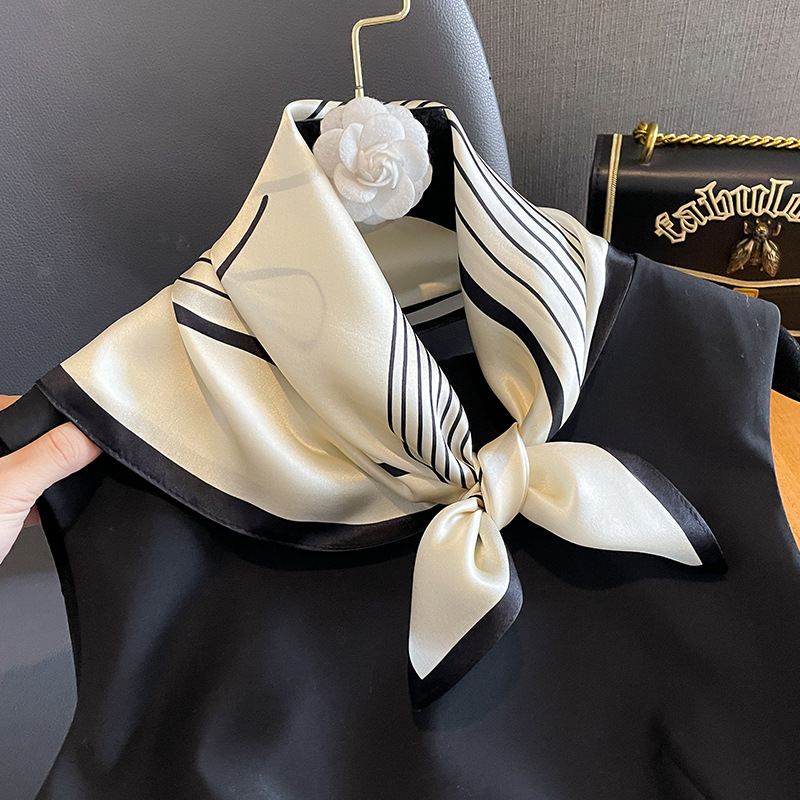 Design Shawl 100% Real Silk Sq - Ascot Neck Scarf 评论和价格
