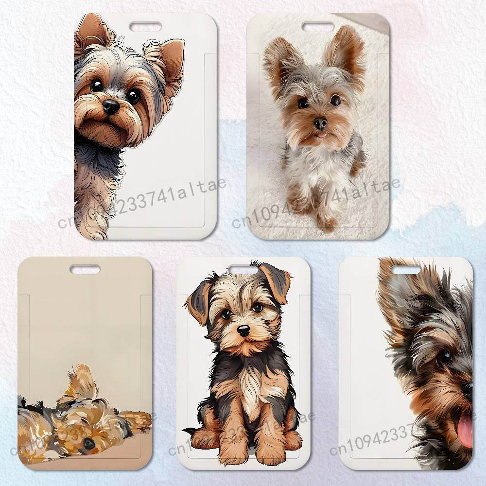 Yorkshire Terrier Dog Card Hol - Lanyard Badge Holder 评论和价格