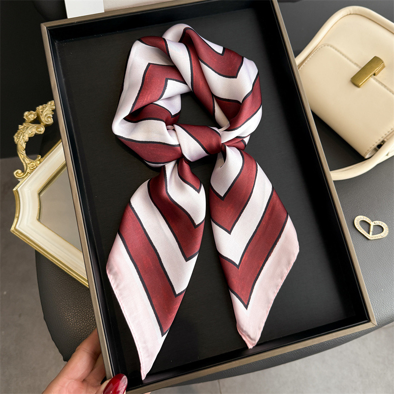 Satin Silk Geometric Stripe Pr - Silk Tie Striped 评论和价格