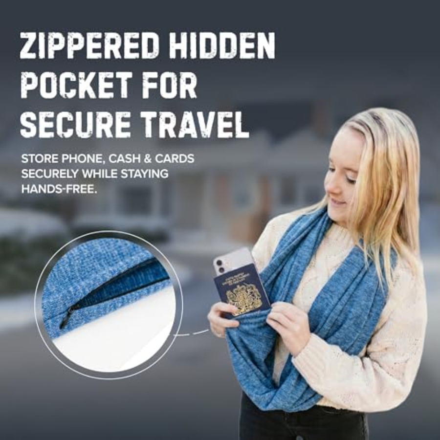 Infinity Travel Scarf Loop wit - Infinity Scarf Knit 评论和价格