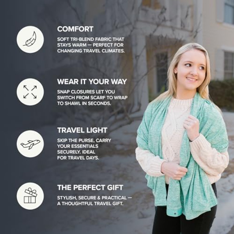 Infinity Travel Scarf Loop wit - Infinity Scarf Knit 评论和价格