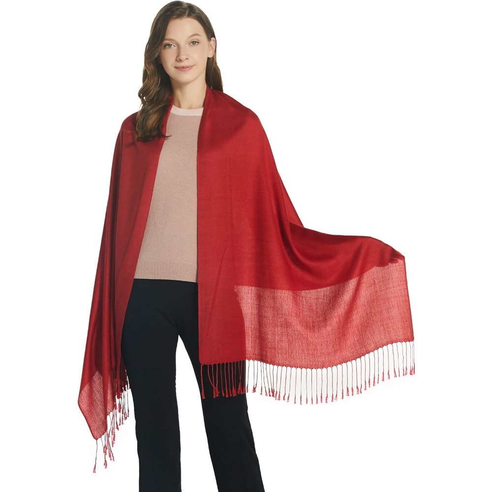 Women's Scarf Silky Soft Shawl - Stole Wedding Shawl 评论和价格