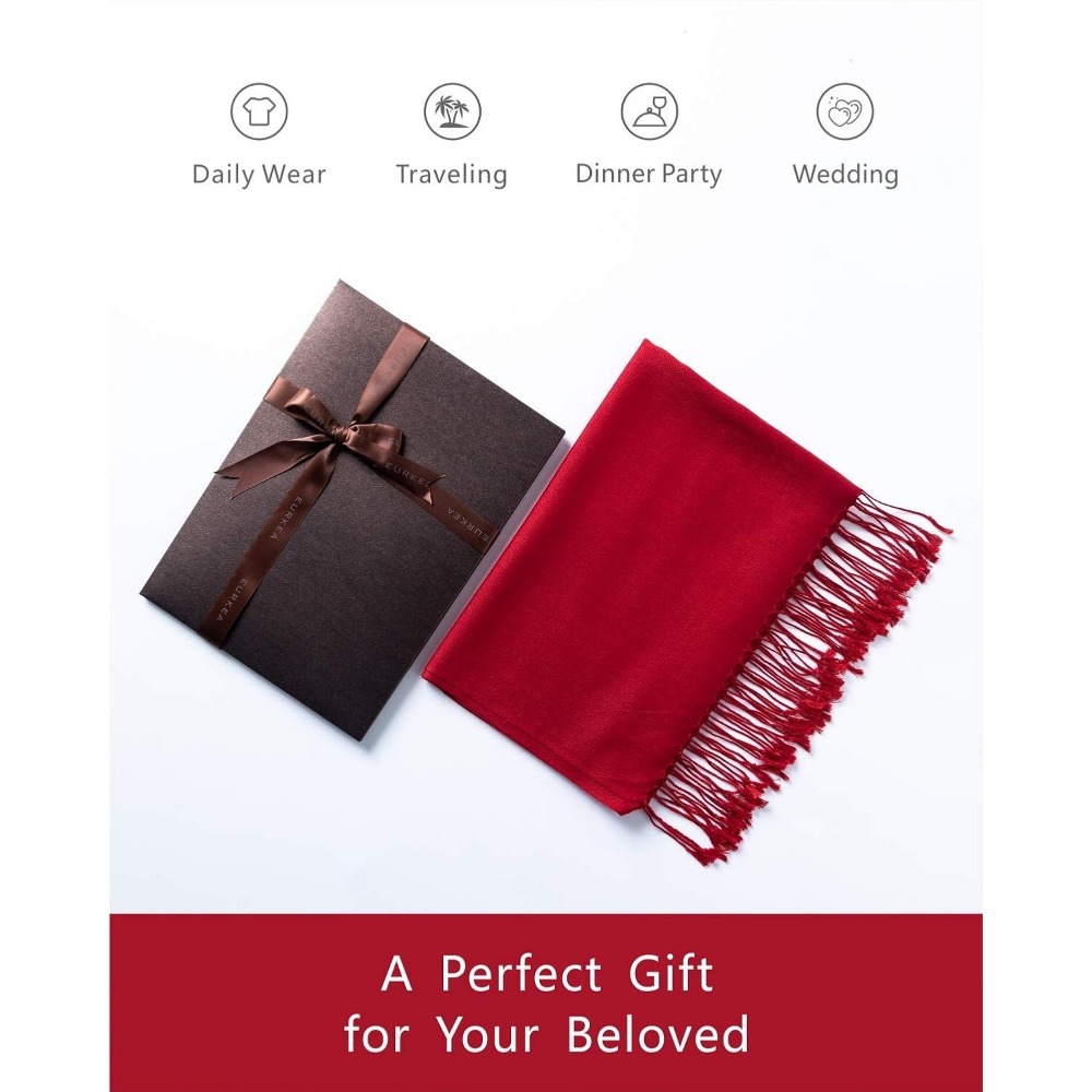 Women's Scarf Silky Soft Shawl - Stole Wedding Shawl 评论和价格