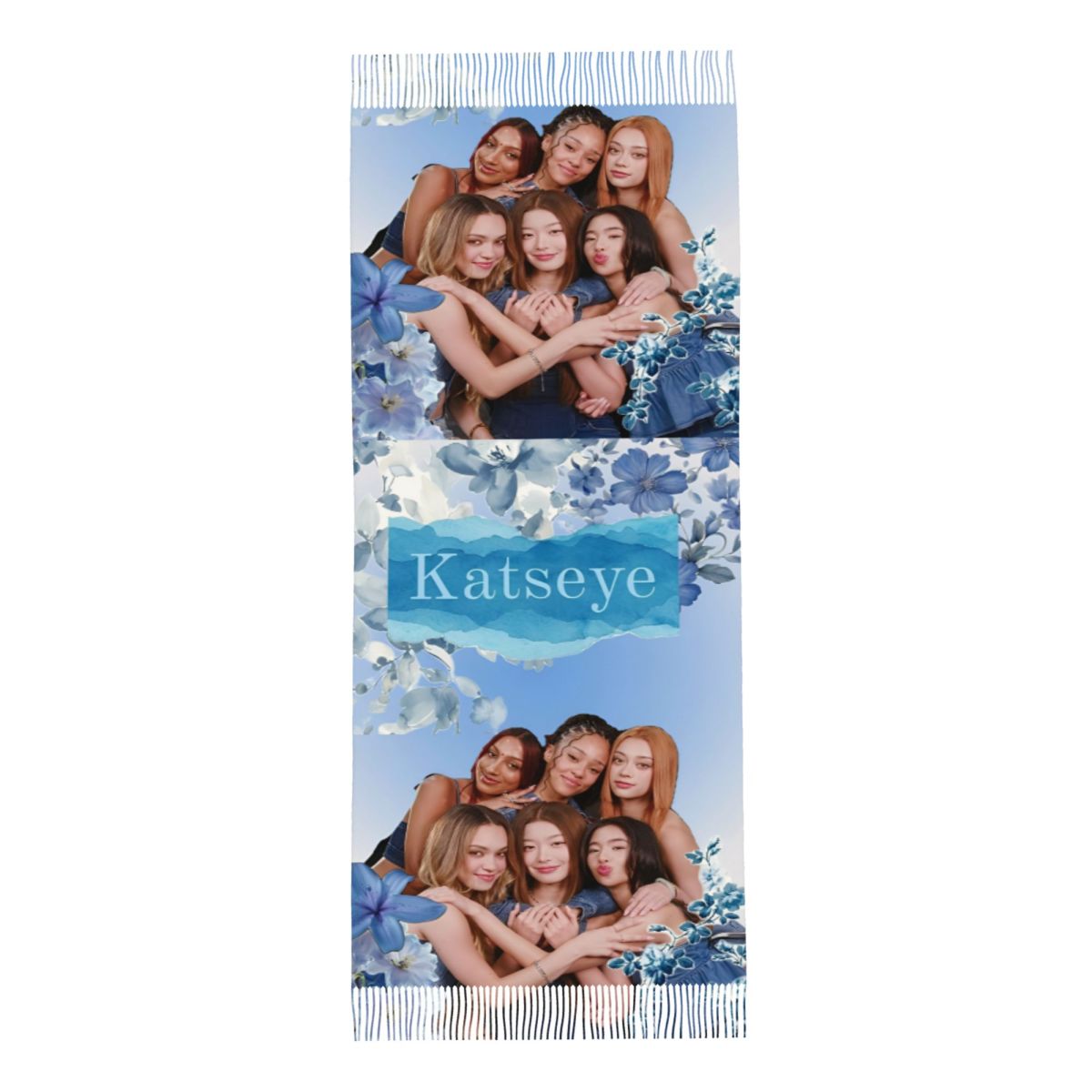 Katseye Kpop Scarf for Women W - Pashmina Wrap Large 评论和价格