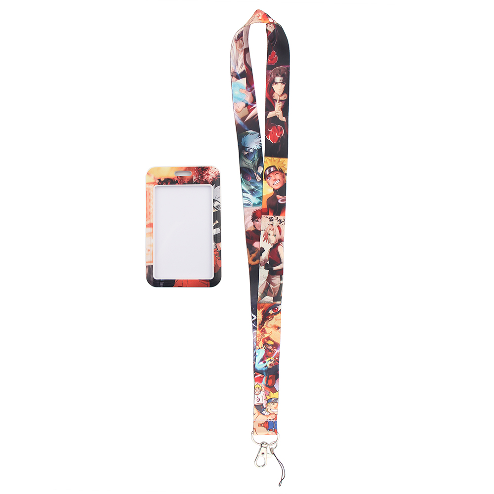 Japanese Anime Red Clouds Busi - Lanyard Badge Holder 评论和价格
